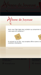 Mobile Screenshot of annedejoyeuse.fr