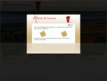 Tablet Screenshot of annedejoyeuse.fr